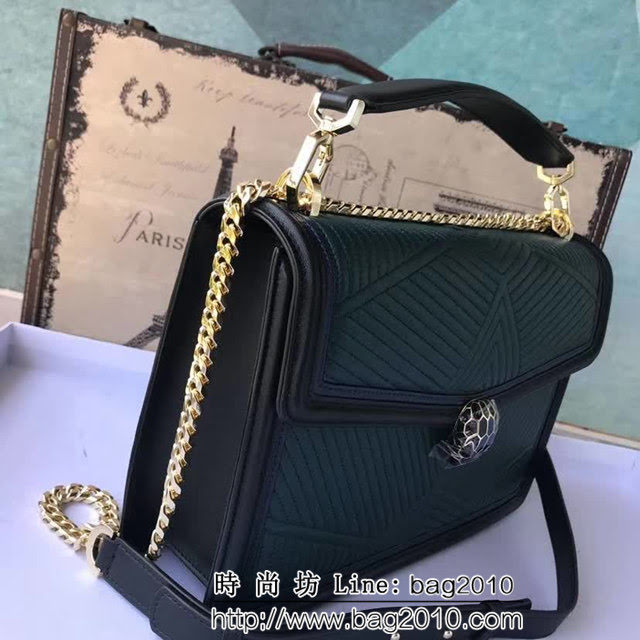 BVLGARI寶格麗 2018專櫃新型蛇頭包 蛇形繡線限定款 Bvlgari Serpenti Forever系列 286632 FYD1301